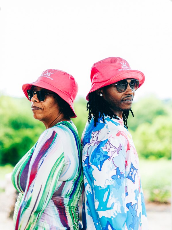 Pink & White Bucket Hat