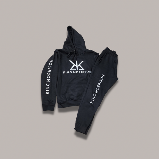 Black KM Signature Sweatsuit